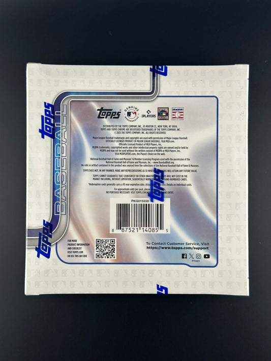Edición Fractor del logotipo de béisbol Topps Chrome® 2025