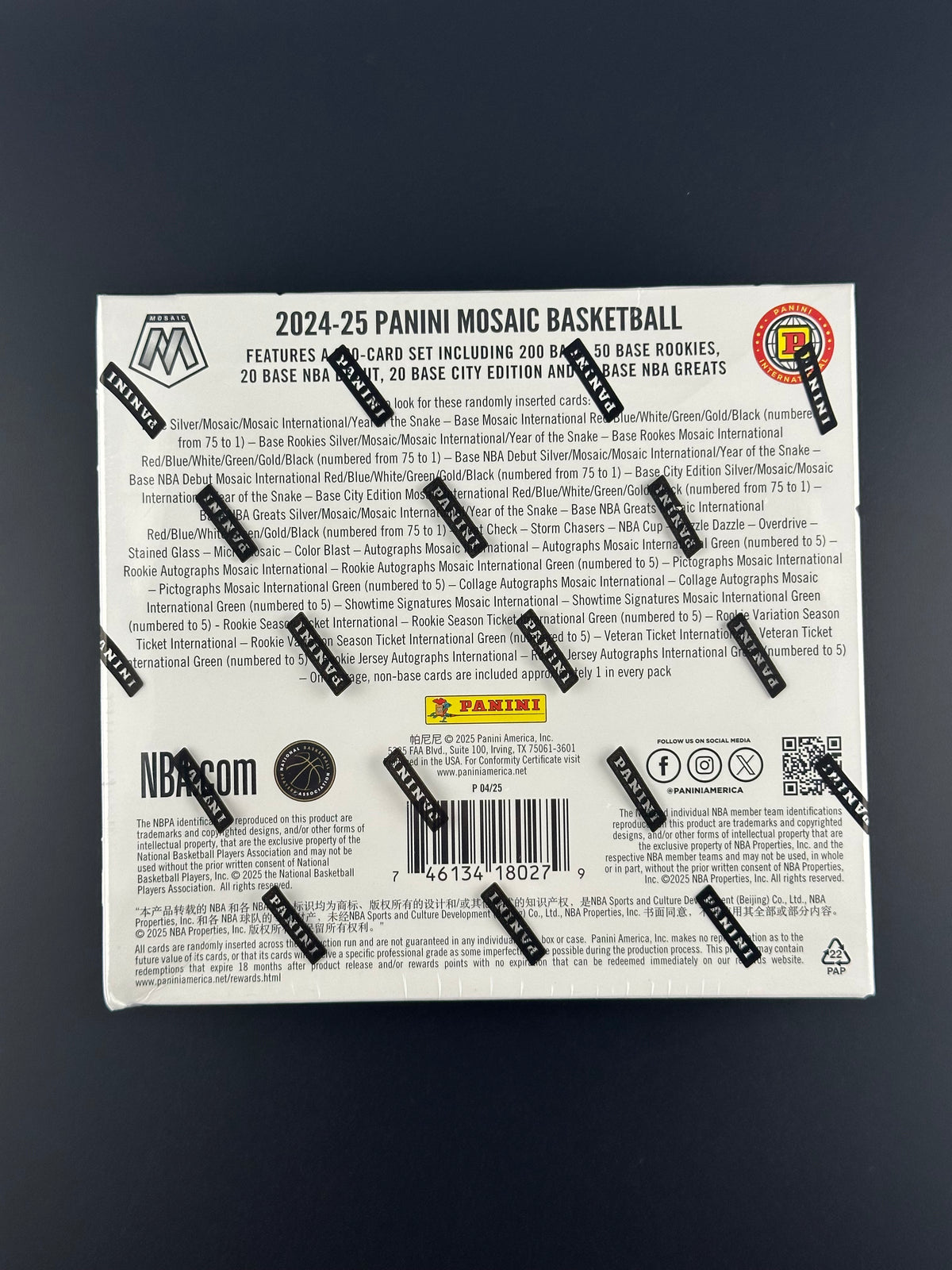 Baloncesto Mosaico Panini 2024/25 – Hobby Box