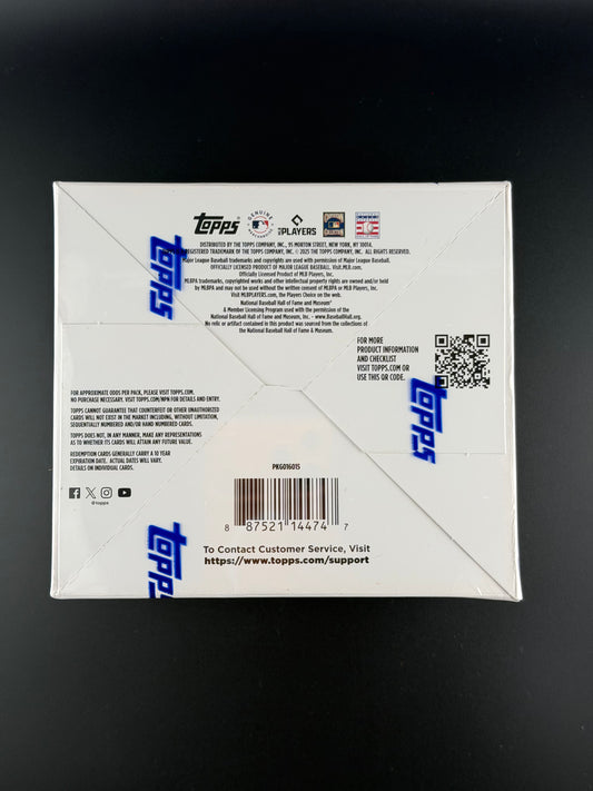 2025 Topps Baseball Update Series - Jumbo Box