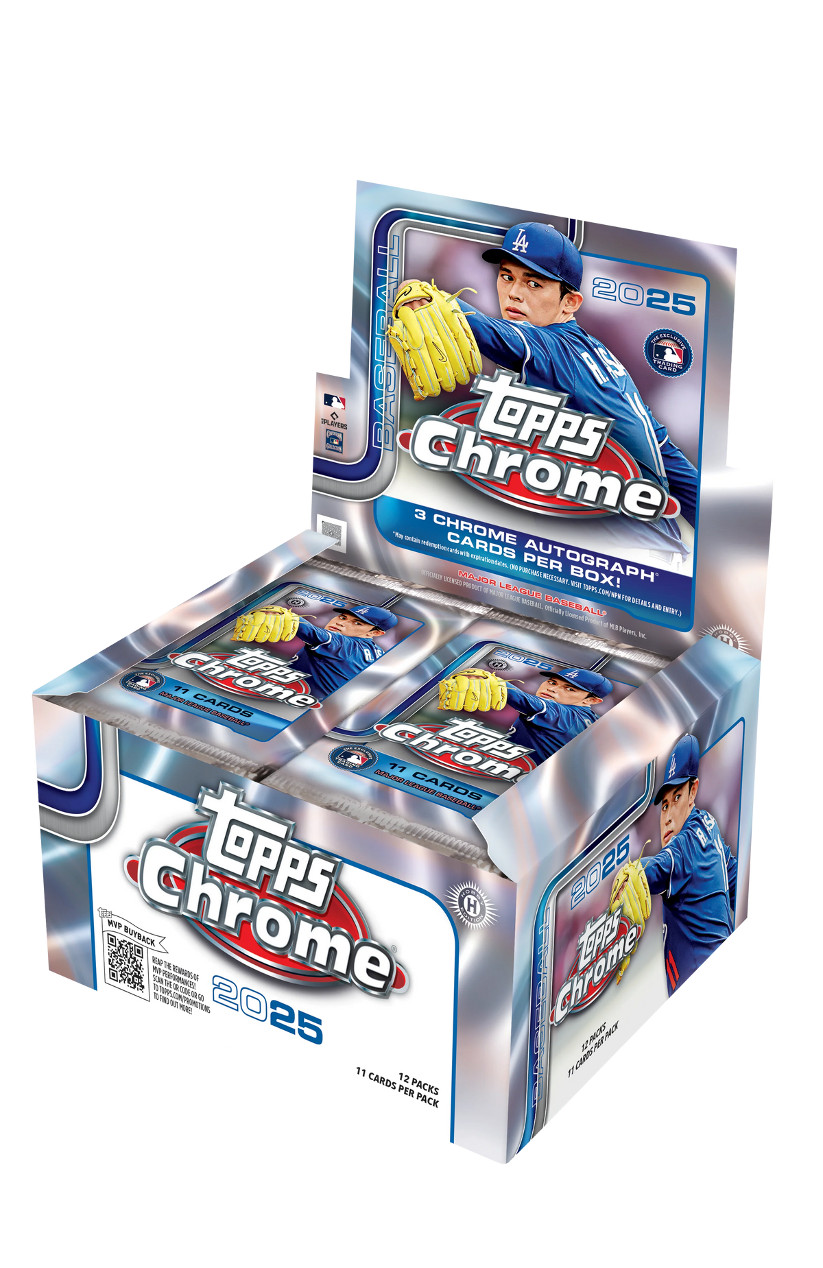 2025 Topps Chrome Baseball Jumbo Box (3 guaranteed autographs)