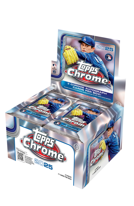 Béisbol Topps Chrome Jumbo Box 2025 (3 autógrafos garantizados)
