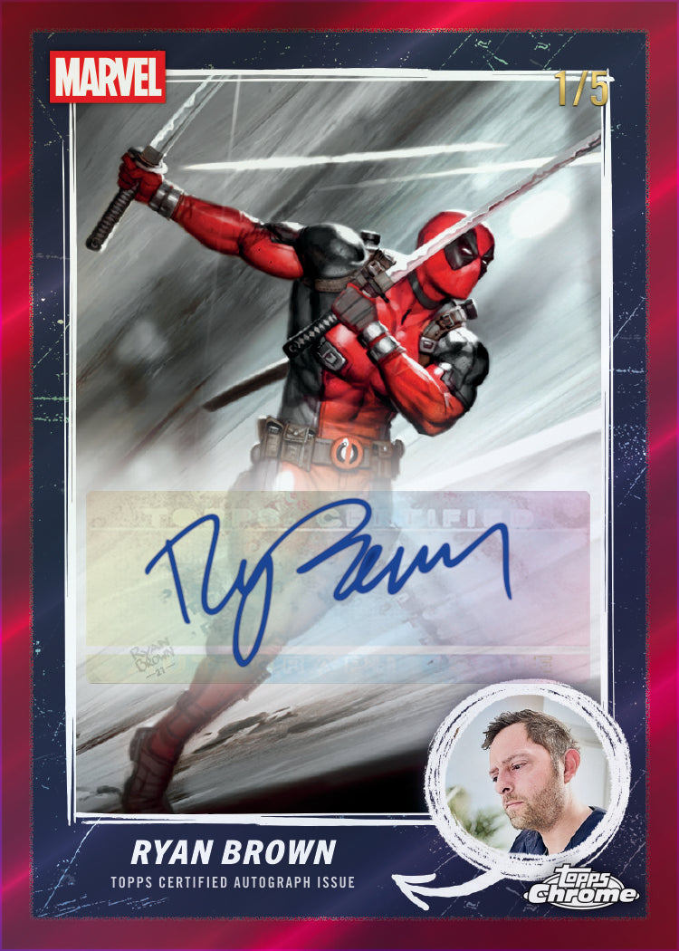 2025 Topps Chrome® Deadpool - Hobby Box