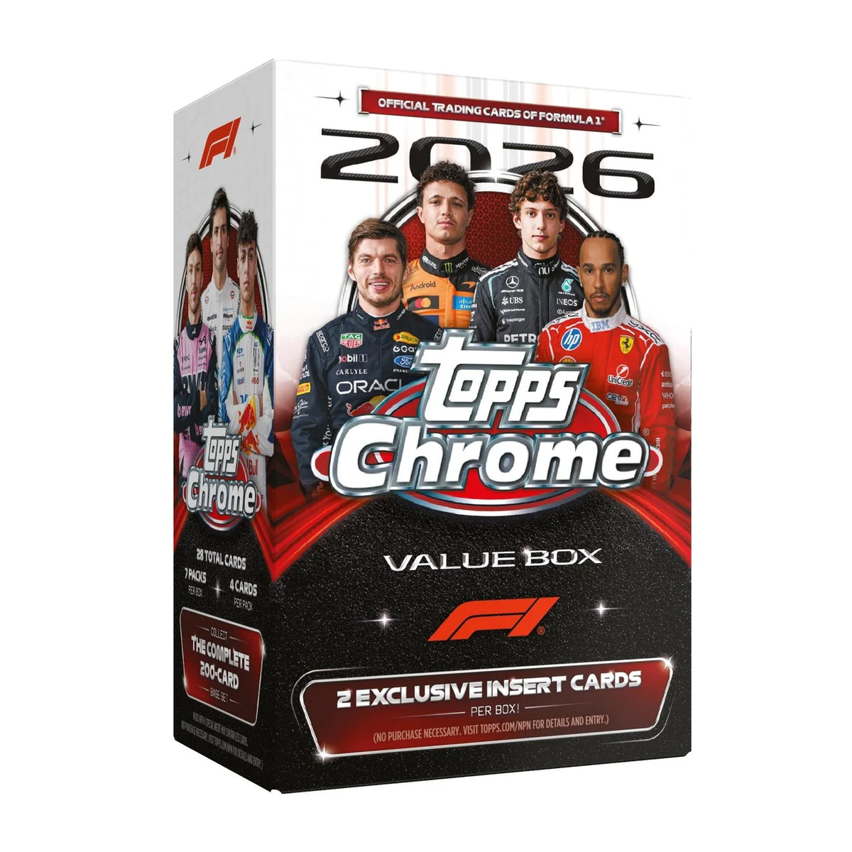2026 Topps Chrome F1 Formula 1 Value Box