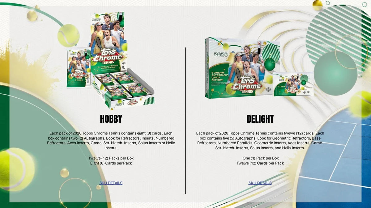 2026 Topps Chrome Tennis Delight