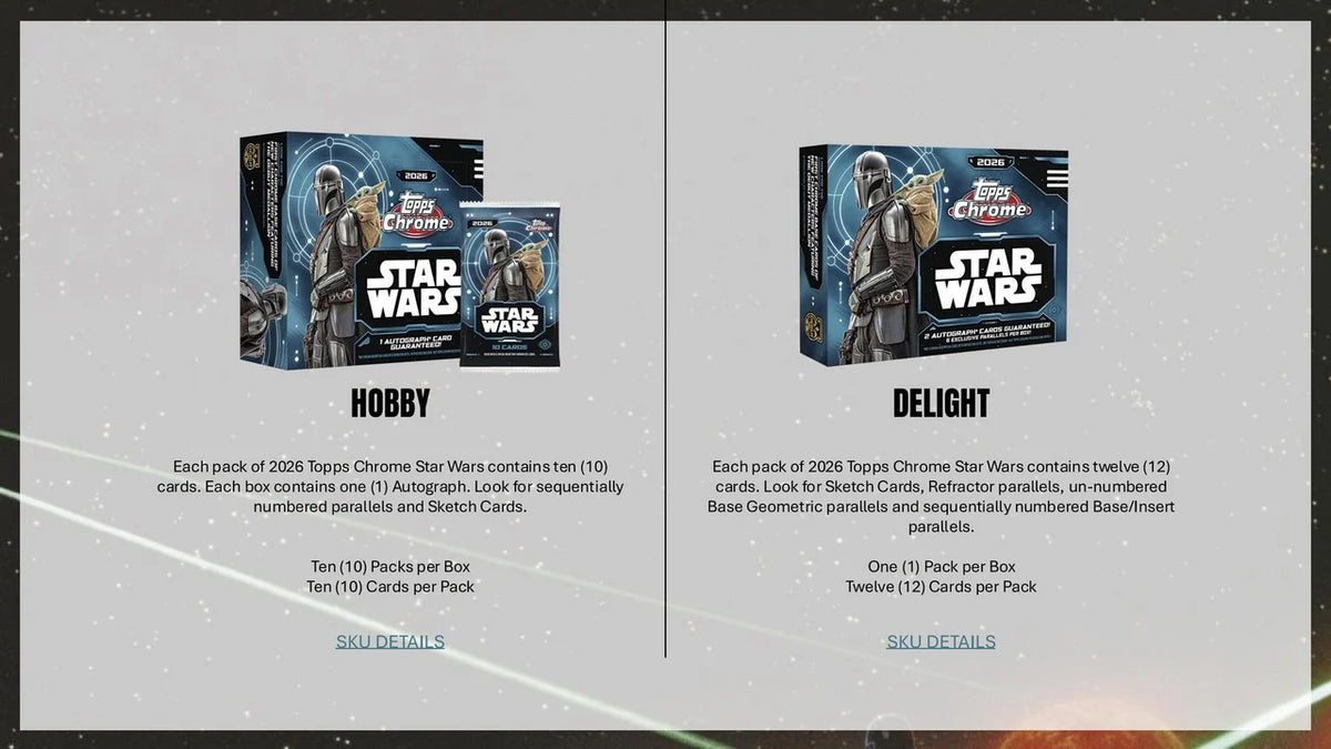 2026 Topps Star Wars Chrome Value Box
