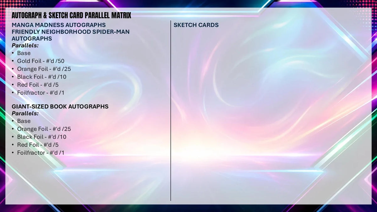 2026 Topps Marvel Neon Value Box