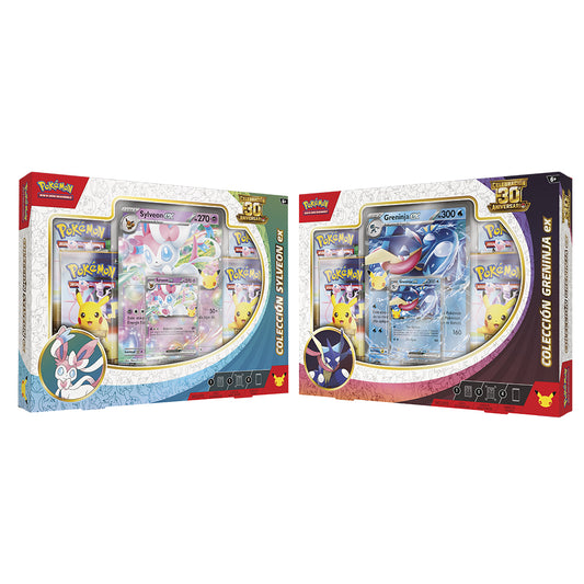 Pokémon - Greninja ex / Sylveon ex Box 30th Celebration (Spanish)