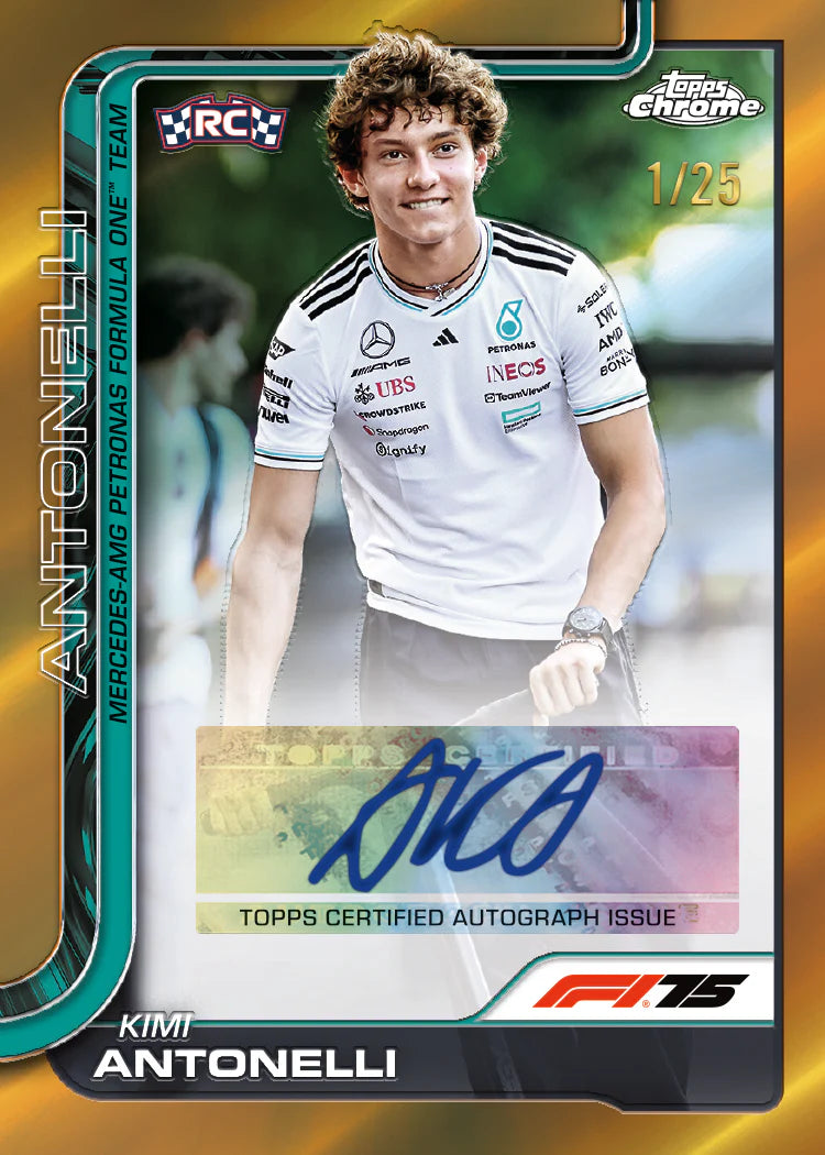 2025 Topps Chrome Formula 1® - Hobby Box