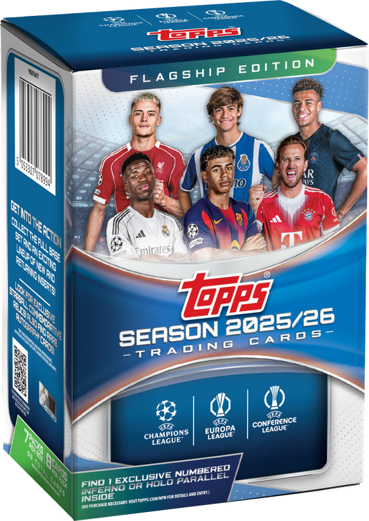 Topps Flagship UEFA Club Competitions 2025/26 Value Box