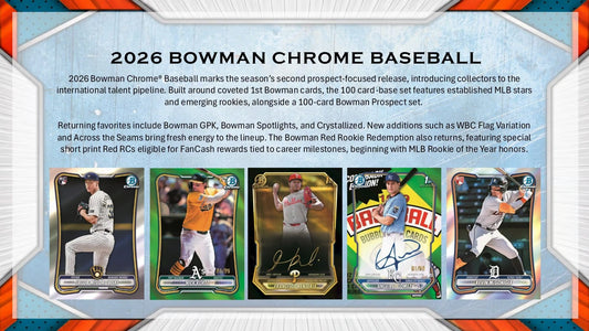 2026 Bowman Chrome Baseball Breaker Delight