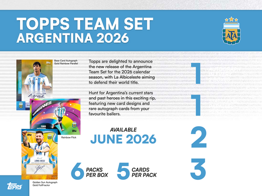 Topps Team Set Argentina 2026