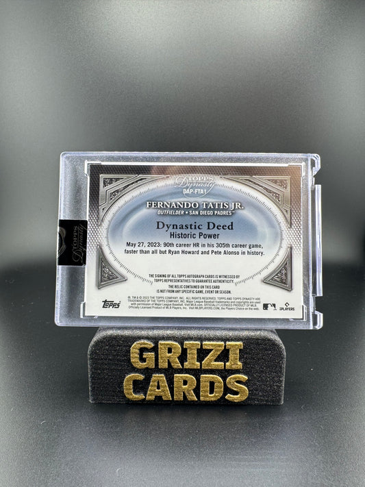 Fernando Tatis Jr. – Topps Dynasty 2024 – Auto Patch – 4/5