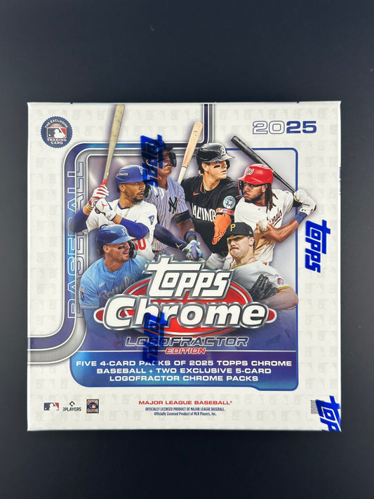 Edición Fractor del logotipo de béisbol Topps Chrome® 2025