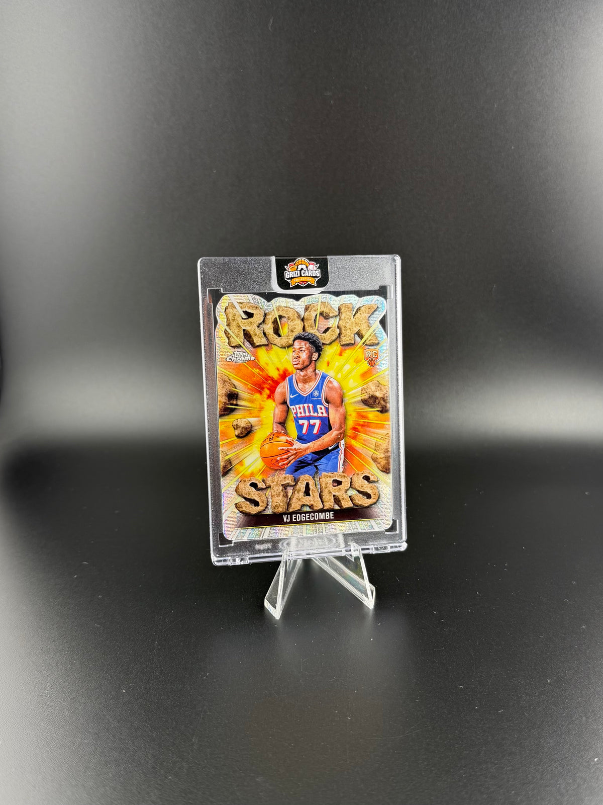 VJ Edgecombe – 2025 Topps Chrome – Rock Stars – RC