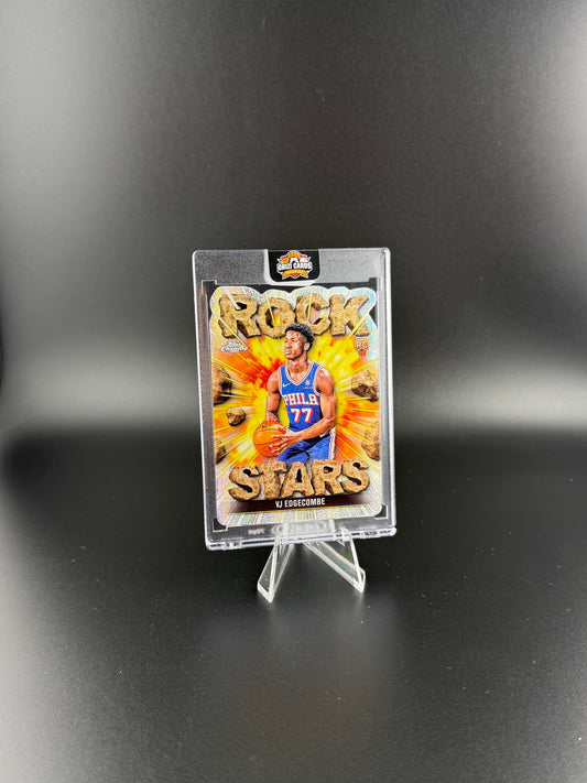 VJ Edgecombe – 2025 Topps Chrome – Rock Stars – RC