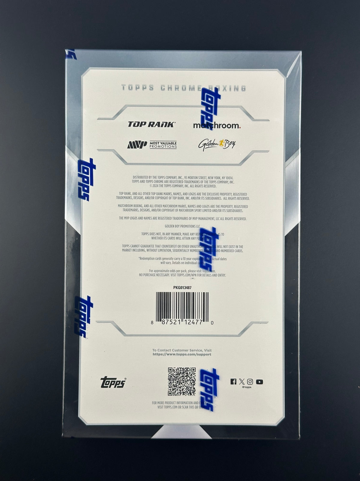 Topps Chrome Boxing 2024 – Caja de pasatiempos