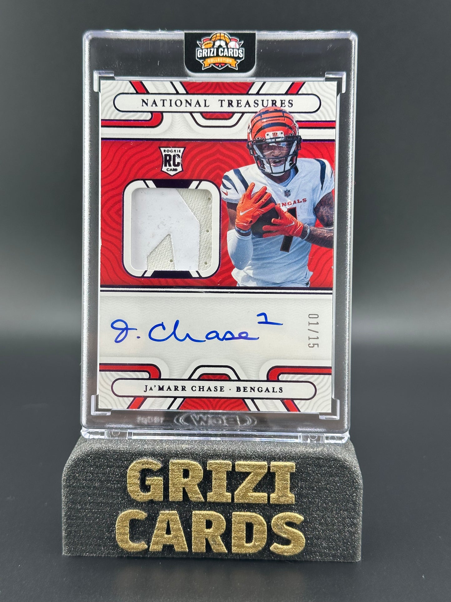 Ja'Marr Chase 1/15 - Panini National Treasures 2021