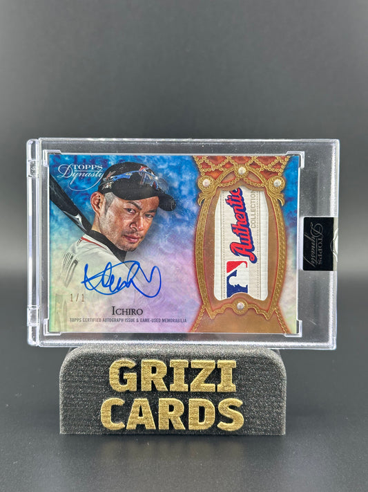 Ichiro – Topps Dynasty, autograph &amp; patch, 1/1.