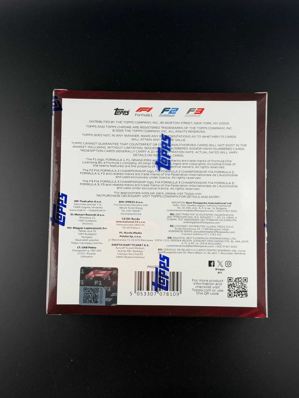 2025 Topps Chrome Formula 1 – Logofractor Edition Box