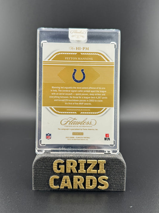 Peyton Manning 12/25 -2023 Panini Flawless Football