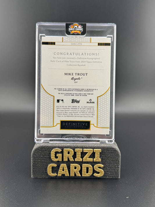 Mike Trout 9/40 - 2024 Panini Definitive Collection