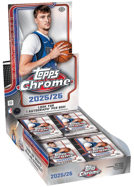 2025-26 Topps Chrome® Basketball - Hobby Box
