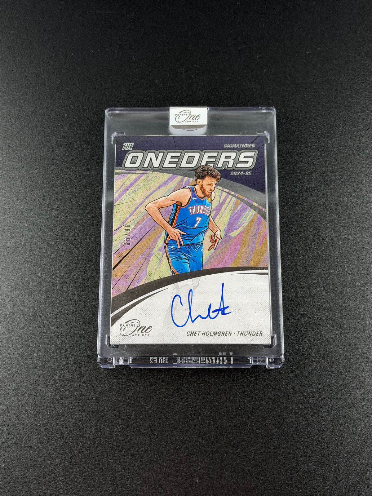 Chet Holmgren – Panini One and One 2024/25 – Autograph