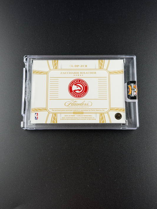 Zaccharie Risacher – Panini Flawless Basketball 2024/25 – Dual Patches – Rookie