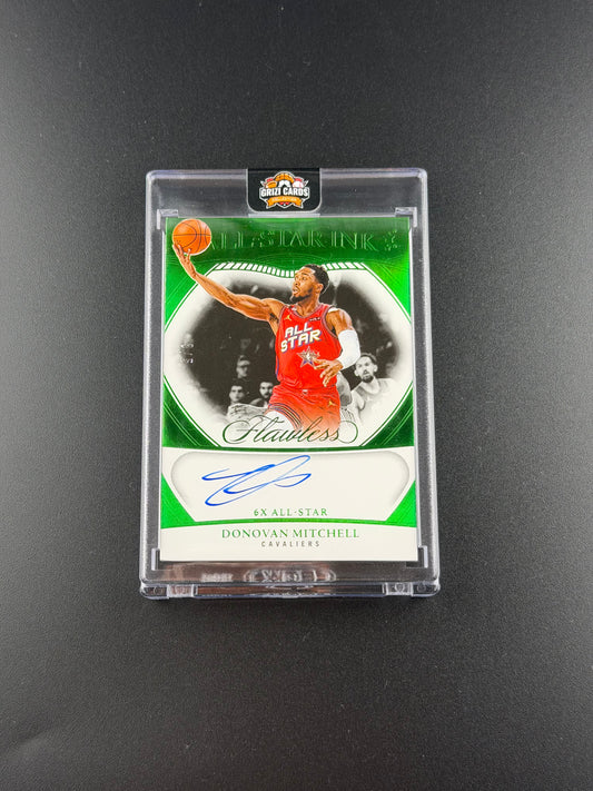 Donovan Mitchell – Panini Flawless Basketball 2024–25 – All-Star Ink Autograph – 3/5.
