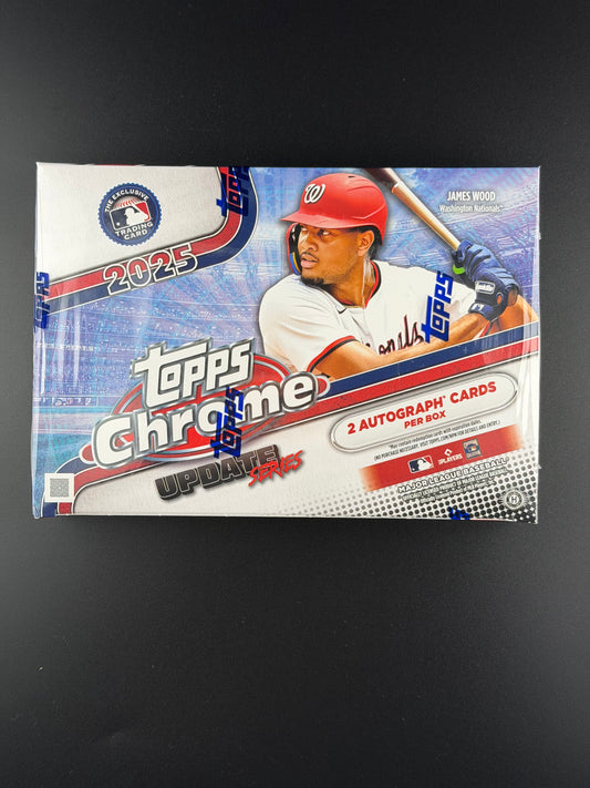 2025 Topps Chrome® Baseball Update Series - Breaker Delight Box (2 Autographs Per Box)